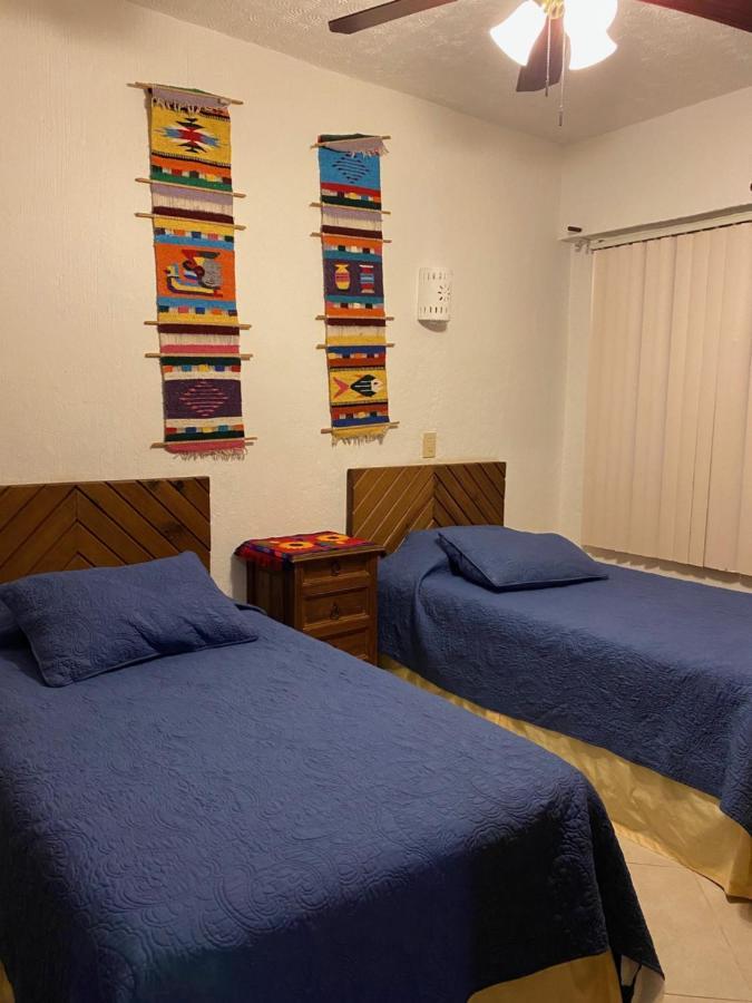Departamento Frente Al Mar Con Dos Recamaras Y Seguridad 24 H A Dos Cuadras De La Quinta Avenida プレヤデルカーメン エクステリア 写真